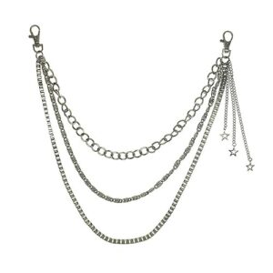 TOPPROSPER Vintage Jeans Chain Stylish Accessory for Women & Men